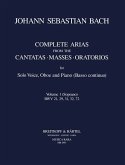 Arias vol.1 for soprano, oboe and bc 4 parts
