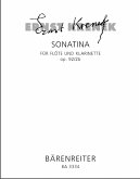 Sonatine op.92.2b für Flöte und Klarinette Spielpartitur Sonatine op.92.2b für Flöte und Klarinette Spielpartitur