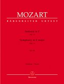 Sinfonie F-Dur KV43 Nr.6 für Orchester Partitur