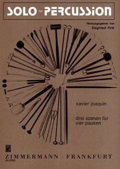 Cover Drei Szenen für 4 Pauken