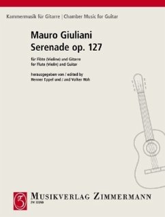 Cover Serenade, Flöte (Violine) und Gitarre