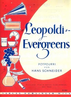 Cover Leopoldi-Evergreens: für Klavier (mit Text)