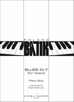 Cover Blues in F (for Charly) für Klavier