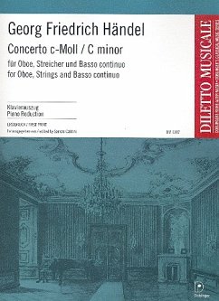 Konzert c-Moll für Oboe, Streicher und Bc für Oboe und Klavier