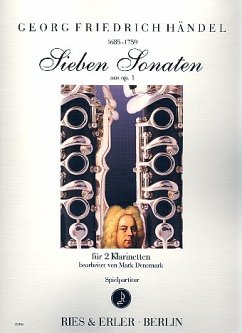 7 Sonaten aus op.1 für 2 Klarinetten Spielpartitur 7 Sonaten aus op.1 für 2 Klarinetten Spielpartitur