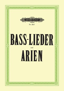 Cover Baß-Lieder und Arien für Gesang und Klavier