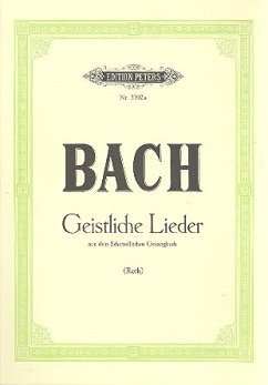 Cover Geistliche Lieder aus dem Schemelli-Gesangbuch für Gesang und Klavier