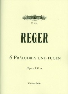 Cover 6 Präludien und Fugen op.131a für Violine solo