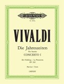 Konzert E-Dur RV269 op.8,1 'Der Frühling' für Violine und Streicher Partitur