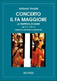 CONCERTO IN FA MAGGIORE OP.10,1 - F6,12 FUER FLOETE, STREICHER UND BC KLAVIERAUSZUG