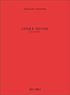 Cover 5 sonate (1976-1994) per pianoforte