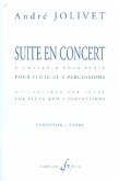 Suite en concert pour flűte et 4 percussions, partition