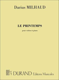 Le printemps op.18 pour violon et piano