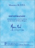 Sheherazade 3 počmes pour chant et orchestre partition de poche