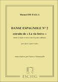 Danse espagnol no. 2 extrait de la vie breve pour piano a 4 mains