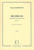 6 Pičces pour hautbois, 2 violons, alto et violoncelle partition et parties