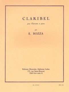 Cover Claribel pour clarinette et piano