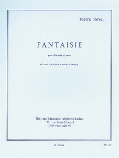 Cover Fantaisie pour clarinette et piano