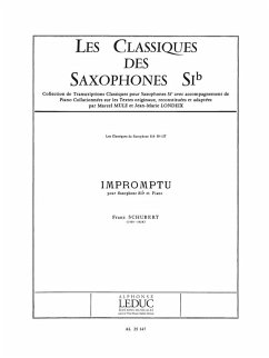 Cover Impromptu pour saxophone Sib et piano