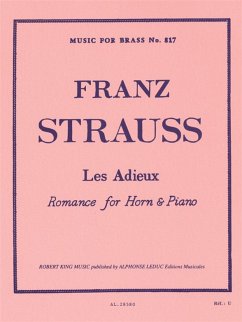 Cover Les adieux romance pour cor en fa et piano