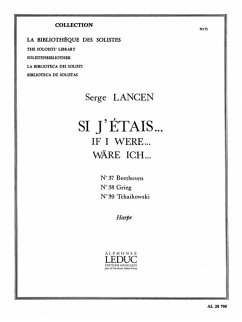 Cover LANCEN SI J'ETAIS (N037 BEETHOVEN/ N038 GRIEG/N039 TCHAIKOWSKI)/HARPE (LM075)