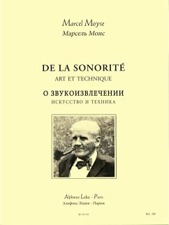 Cover De la sonorité (russ/fr) art et technique pour la flute traversičre