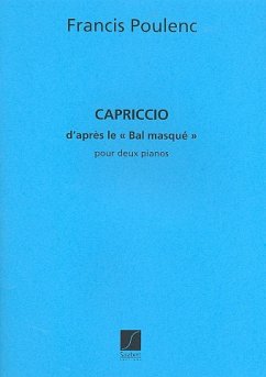 Capriccio d'apres le bal masque pour 2 pianos