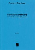 Concerto champetre pour clavecin (piano) et orchestre, partition d'orchestre