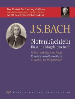 Cover 13 leichte Stücke aus dem Notenbüchlein für Anna Magdalena Bach für Klavier