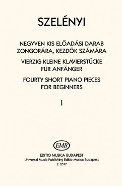 Cover 40 kleine Klavierstücke für Anfänger Band 1