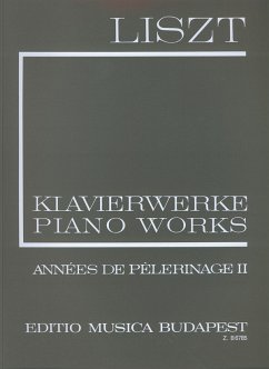 Cover Klavierwerke Serie 1 Annees de pelerinage Band 2 deuxieme annee italie, broschiert
