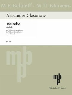 Cover Melodie op.20,1 für Violoncello und Klavier