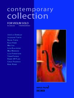 Cover Contemporary Collection for violin solo