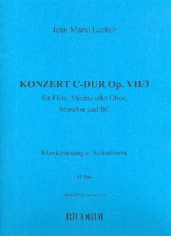 Cover Konzert C-Dur op.7,3 für Violine (Flöte oder Oboe) und Klavier