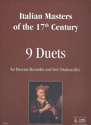 9 Duets for descant recorder and viol or violoncello by