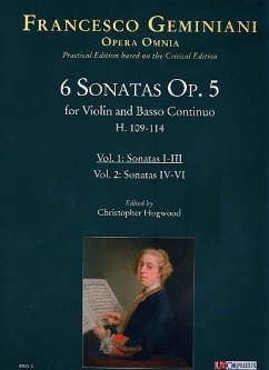 Cover 6 Sonaten op.5 Band 1 (Nr.1-3) für Violine und Bc