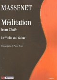 Méditation de Thais für Violine und Gitarre Partitur und Stimmen