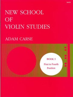 Cover New School of Violin Studies vol.5 first to fourth positions