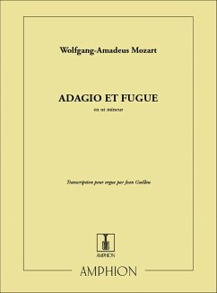 Adagio et fugue ut mineur KV546 pour orgue