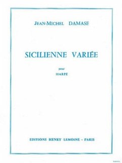 Cover Sicilienne variee pour harpe Lemoine