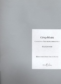 Cover Nuit resplendissante pour chant et piano