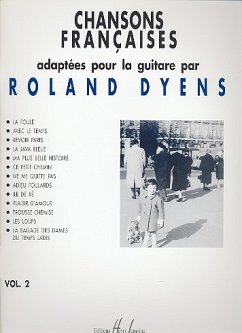 Cover Chansons francaises vol.2 pour guitare seule