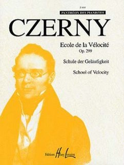 Cover Ecole de la velocité op.299 pour piano Schule der Geläufigkeit