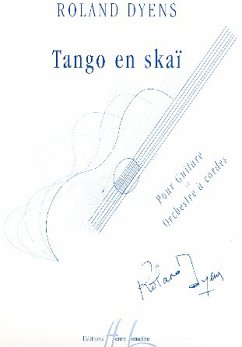 Tango en skai pour guitare et orchestre ŕ cordes partition et parties