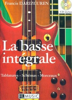 DARIZCUREN Francis La basse intégrale ŕ 4 cordes guitare basse Partition + CD
