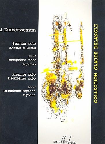 3 solos pour saxophone ténor (soprano) et piano