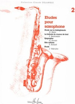 Cover Études vol.2 pour saxophone
