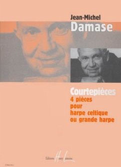 DAMASE Jean-Michel Courtepičces harpe Partition
