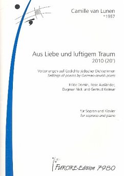 Cover Aus Liebe und luftigem Traum für Sopran und Klavier Partitur