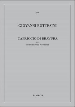 Capriccio di bravura A-Dur für Kontrabaß und Klavier